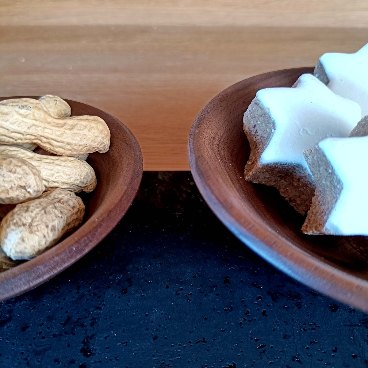 Holzschale | Dipschale | Schmuckschale - Walnuss