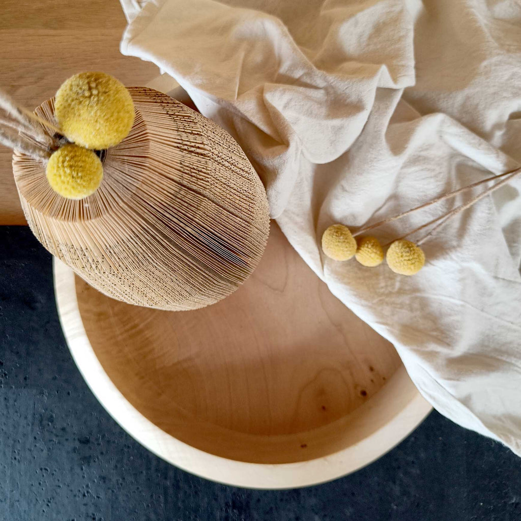 Holzschale | Obstschale | Dekoschale