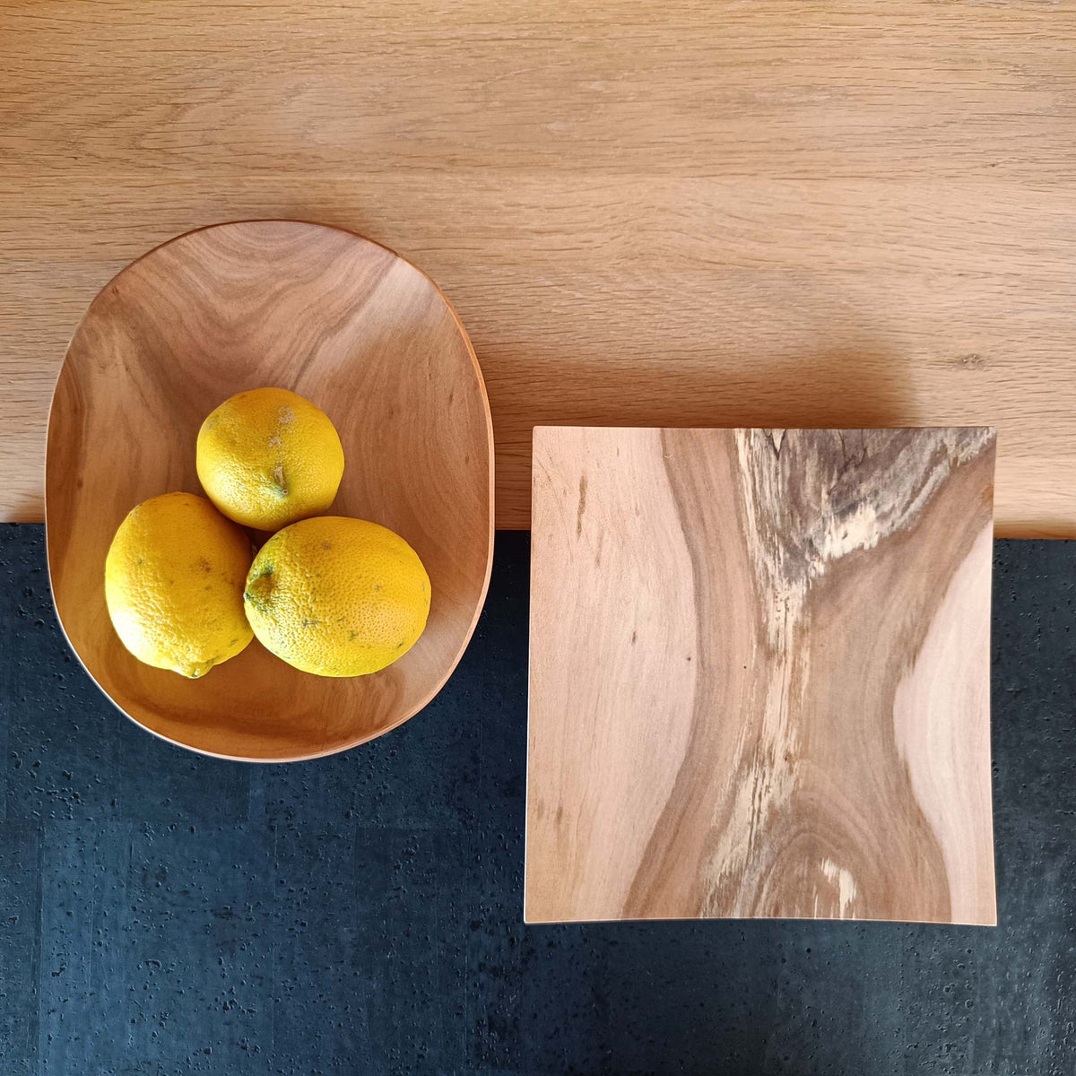 Holzschale | Obstschale | Dekoschale - Apfel