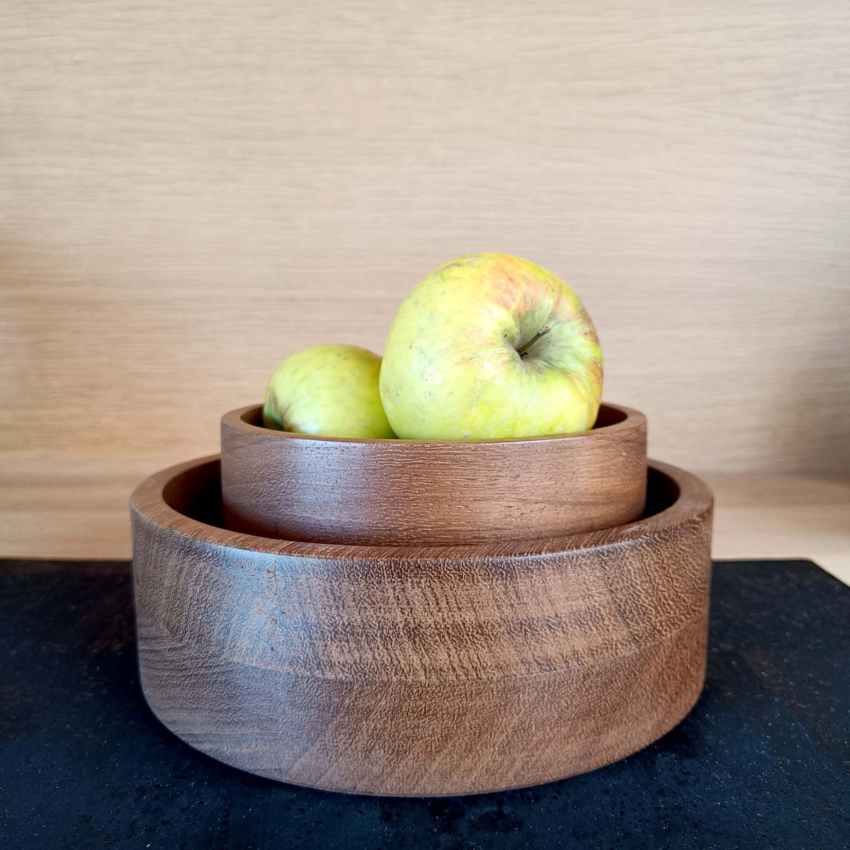 Holzschale | Obstschale | Dekoschale - Walnuss